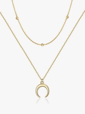 Turandoss Dainty Layered Adjustable Choker and Necklace Gold BNWT